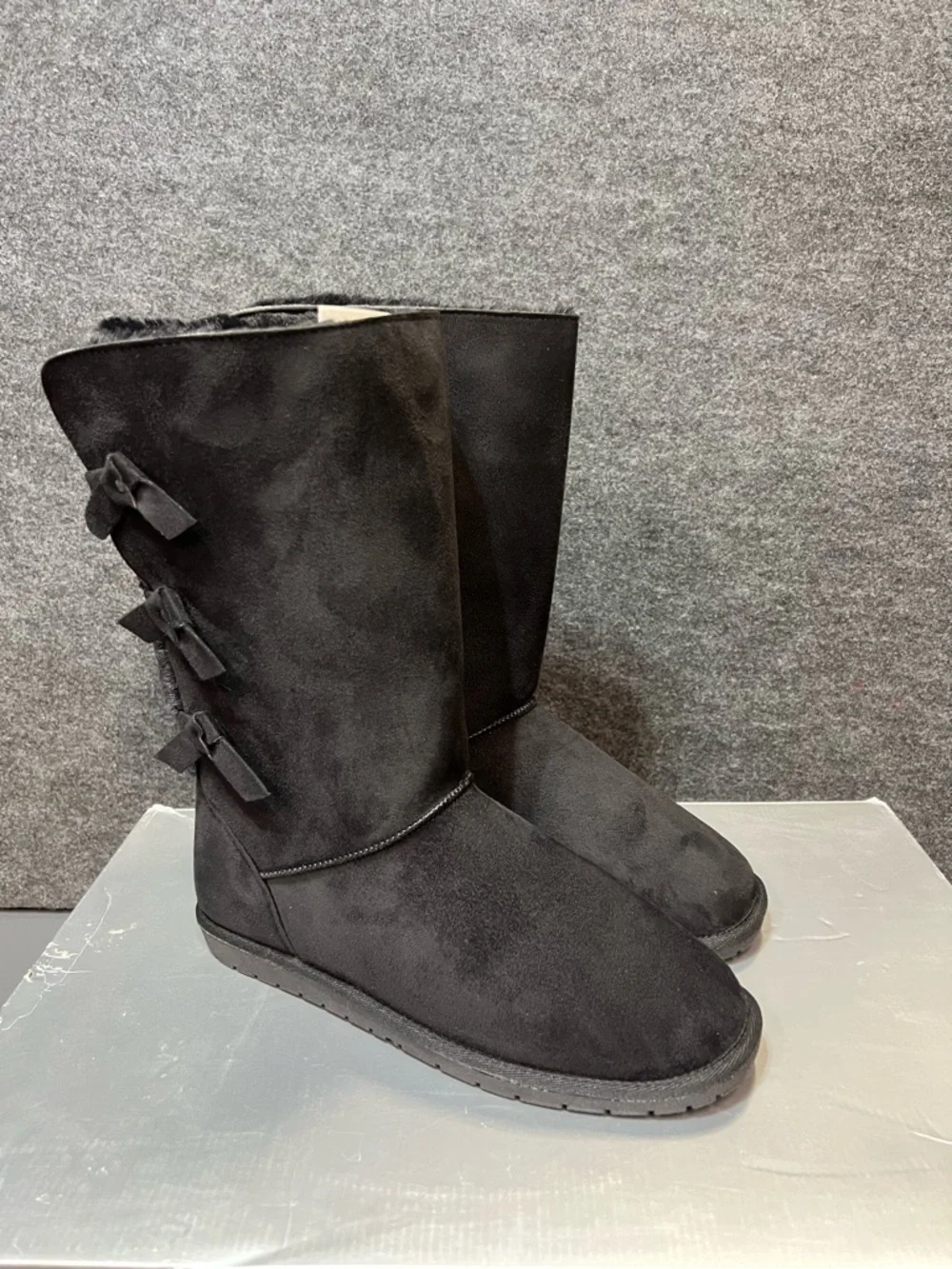 Cloudwalkers Erika Bow Fur Boots Women’s Size 10